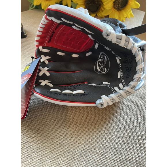 Rawlings LEFT HANDED Baseball Glove --Youth 5-7 yrs old--Brand NEW - Picture 2 of 12